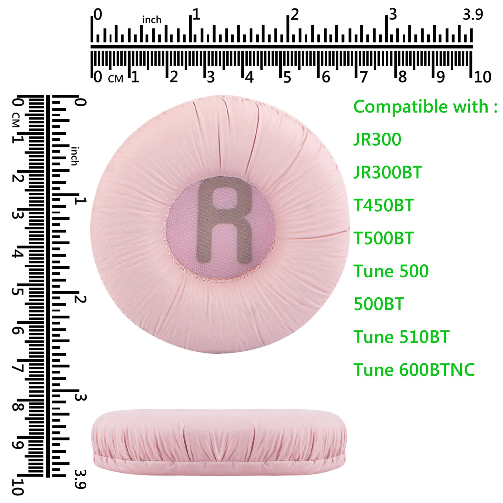 Сменные поролоновые амбушюры губчатые для наушников JBL JR300 JR300BT T450BT Tune 500 500BT 510BT T450