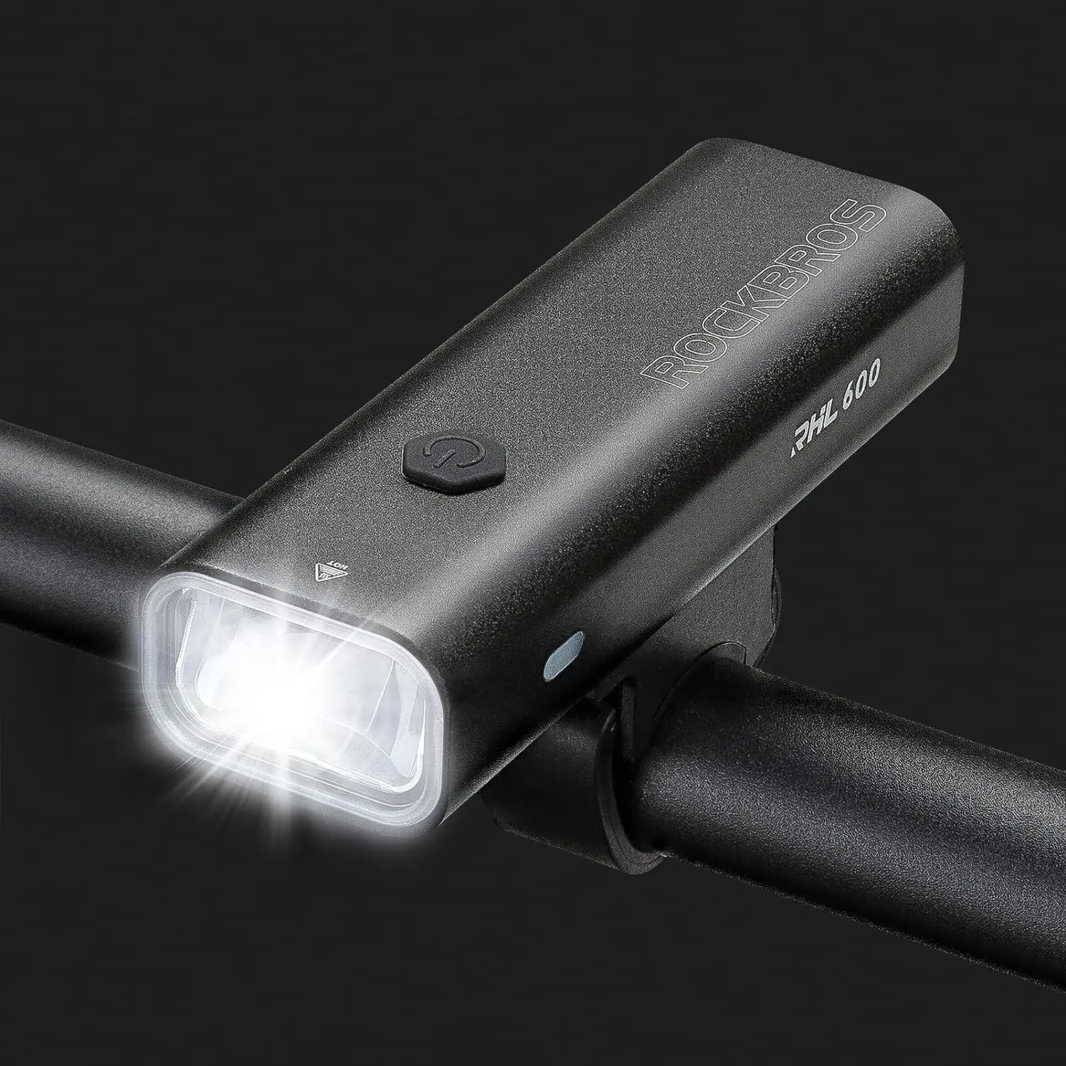 

ROCKBROS Bicycle Headlight Super Bright 2600mah Rechargeable Bike Front Light 5 Mode Battery Reminder Ipx6 Waterproof Flashlight