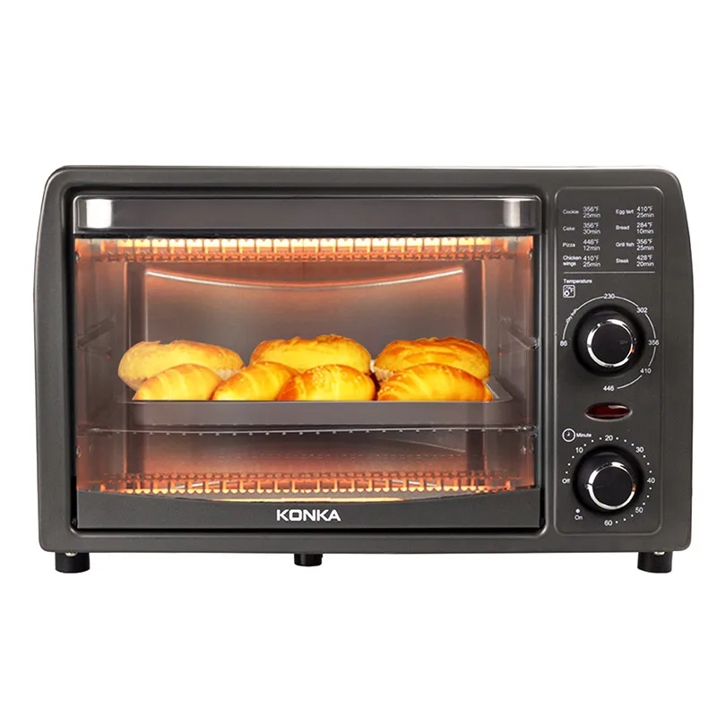 

KONKA 13L 110v Household Electric Oven Multifunctional Durable Mini Intelligent Timing Baking/Dried Fruit/Barbecue Bread Baking