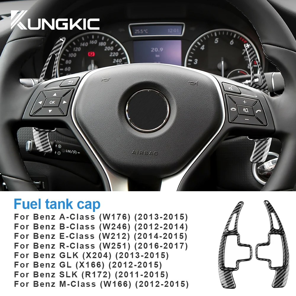 Для Mercedes Benz A B Class W447 W176 W246 MB SLK R172 CLA C117 GLA X156 углеродный АБС автомобильный чехол для рулевого колеса