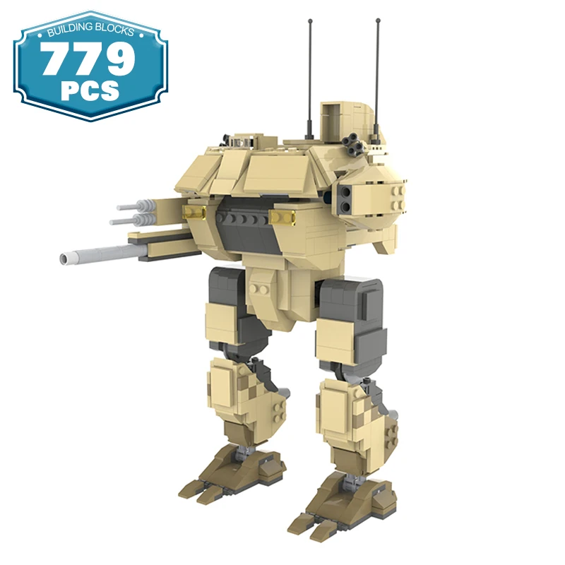 

Moc Action Figure Popular Games Commanded Robot Building Blocks Assembling Model War Machine Construct Bricks Toy Children Gift