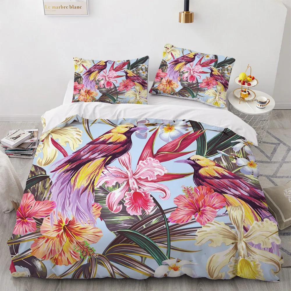 

Постельное белье с 3D рисунком, Комплект постельного белья из стеганого одеяла, наволочек, роскошного покрывала, Королевский, односпальный, ...