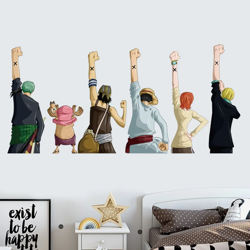 

japanese manga anime One Piece Wallpaper Bedroom wall stickers home decor living room wall decoration wall decor