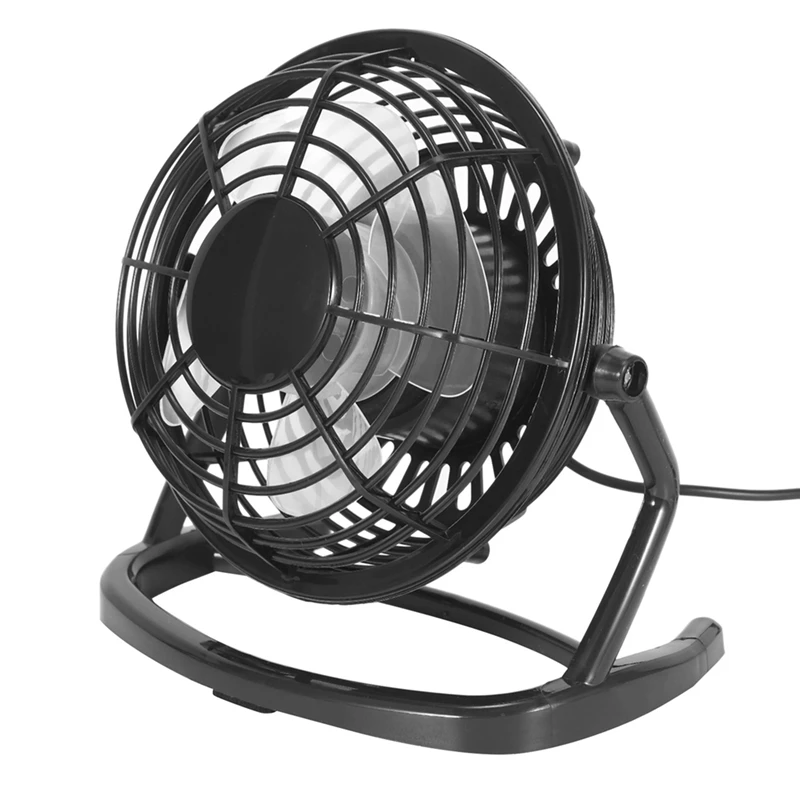 

3X Mini USB Desktop Fan Office Personal Fan Portable Summer Cooling Fan With 360 Rotation