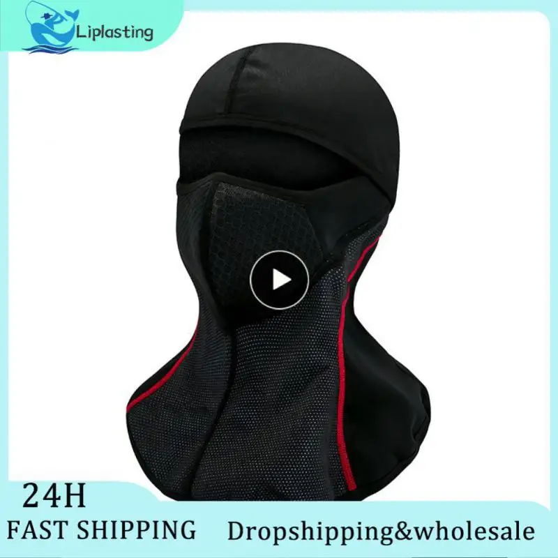 

Outdoor Sports Cycling Mask Winter Warm Headgear Reflective Zipper Head Cover Fishing Hunting Riding Neck Windproof Face Mask