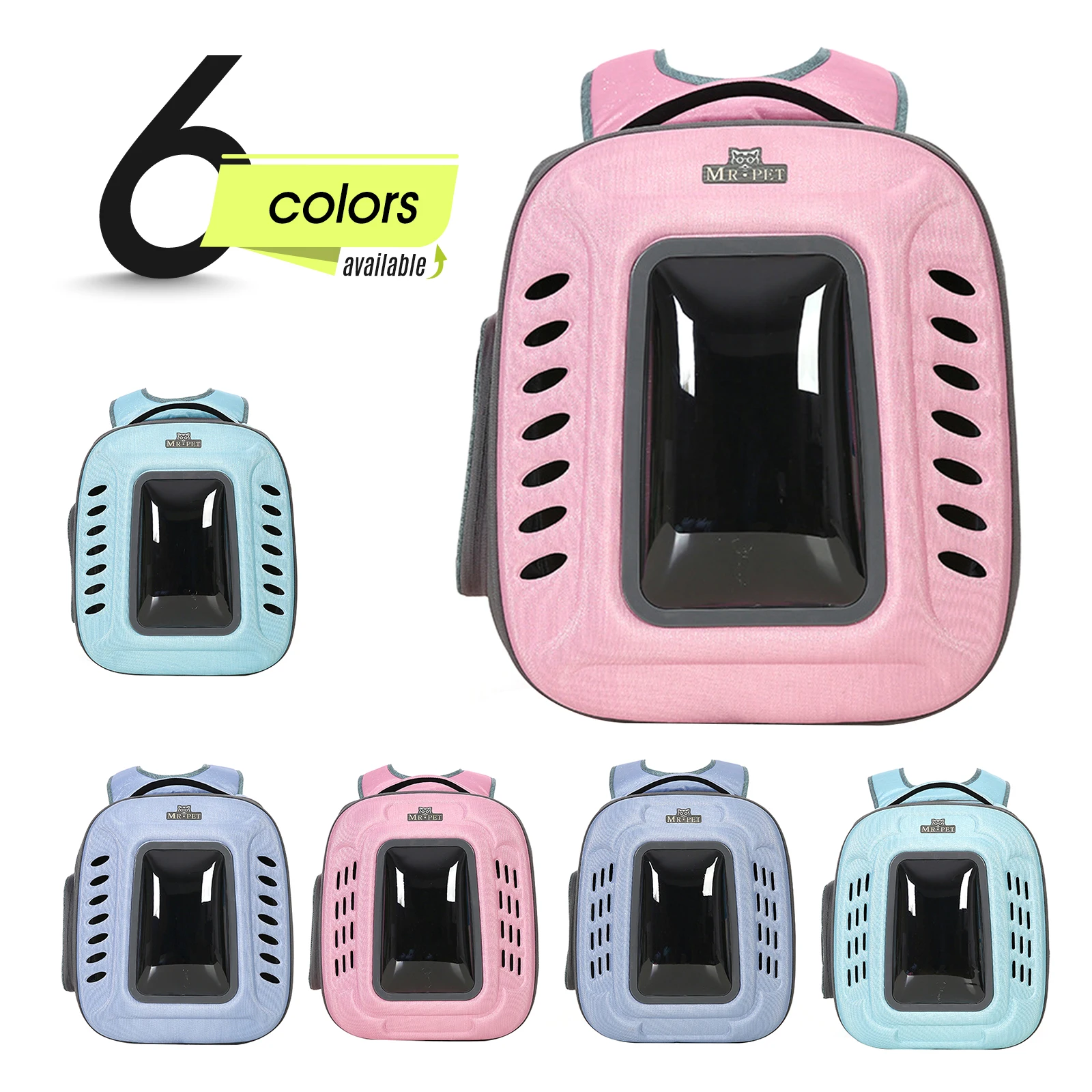 

Pet Cat Carrier Backpack Breathable Cat Travel Outdoor Shoulder Bag For Small Dogs Cats Portable Packaging Foldable Pet Supplies