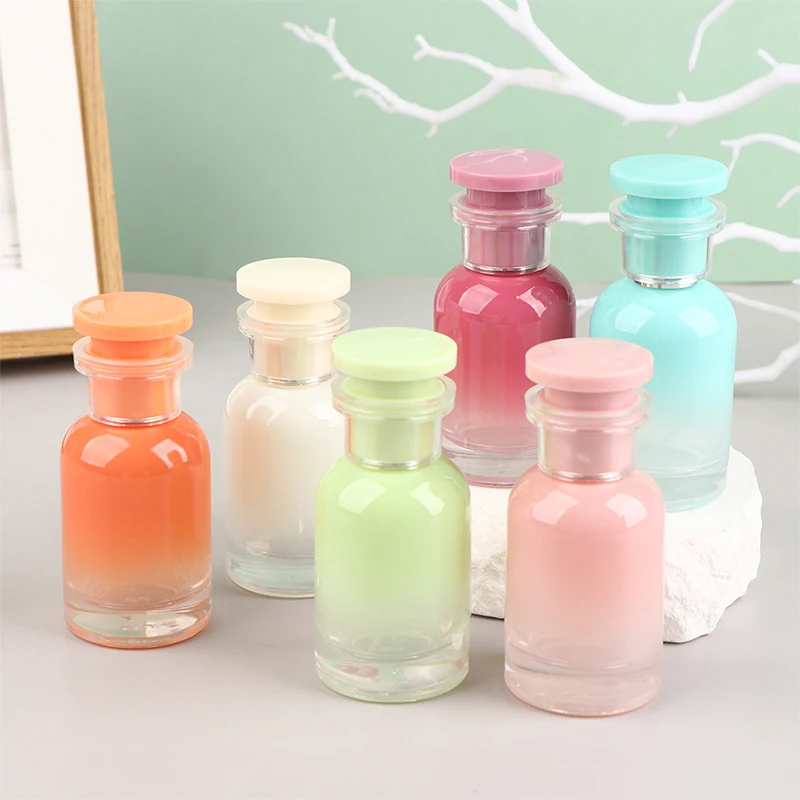 

30ml Candy Colored Glass Perfume Dispenser Bottle Small Exquisite Empty Bottle Portable Spray Perfume Dispenser