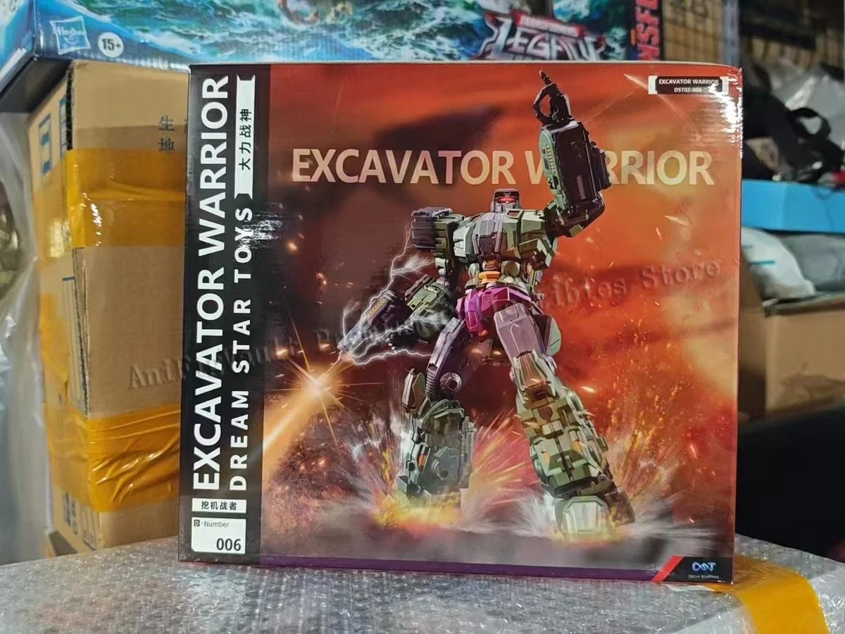 Фото В наличии: Трансформирующиеся игрушки DST02-006 Dream Star Toys Devastator Excavator Warrior Mighty God of War, фигурки-роботы №2