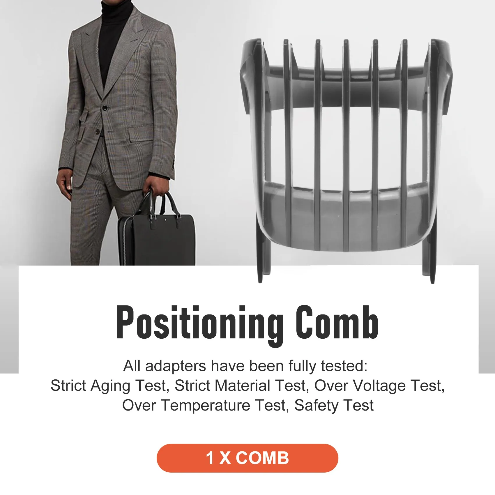 Фиксированный гребень-позиционер подходит для машинки стрижки волос Philips HC5410 HC5440