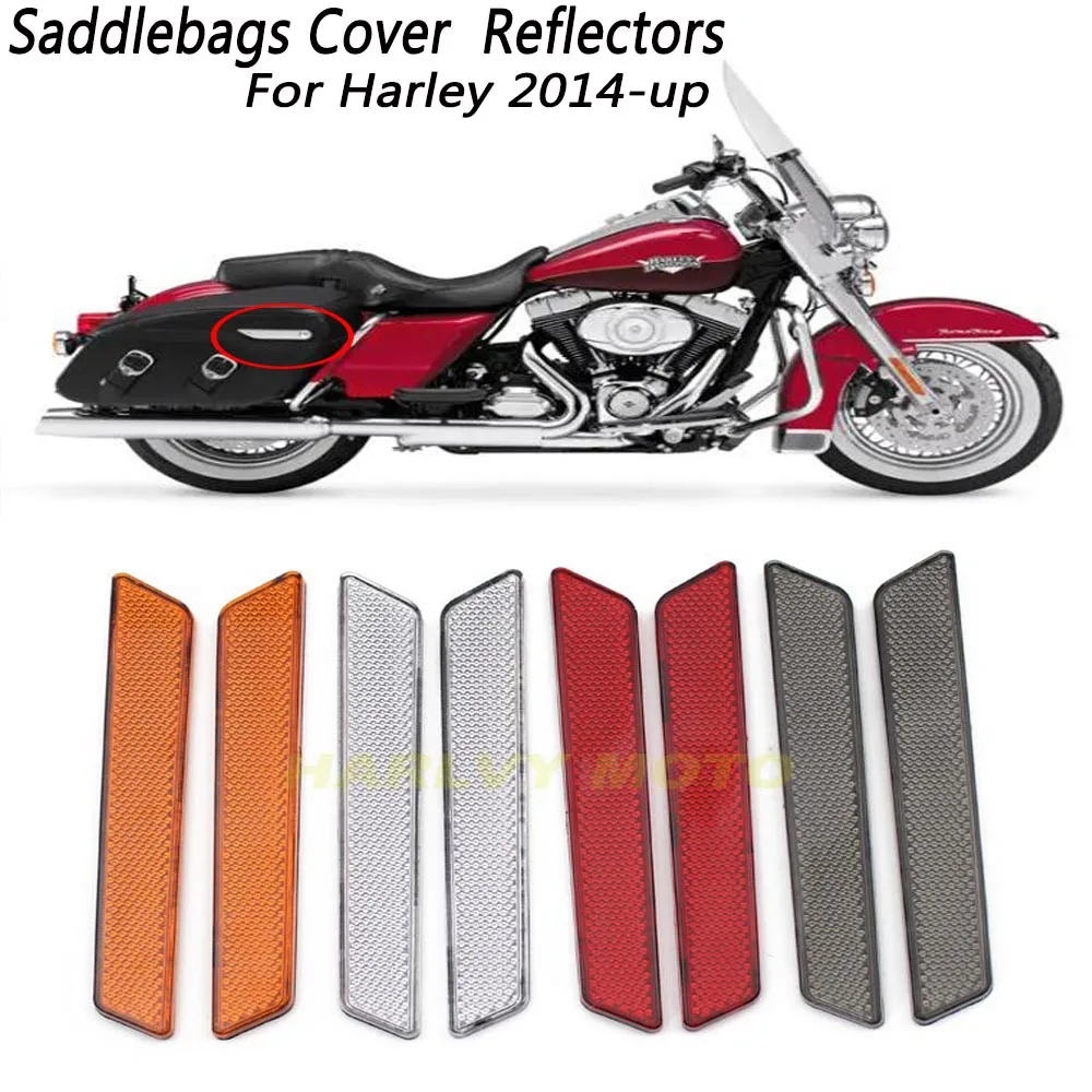 

Новая мотоциклетная защелка крышка отражатели подходит для путешествий 2014 жесткие сиденья боковая видимость 4 цвета