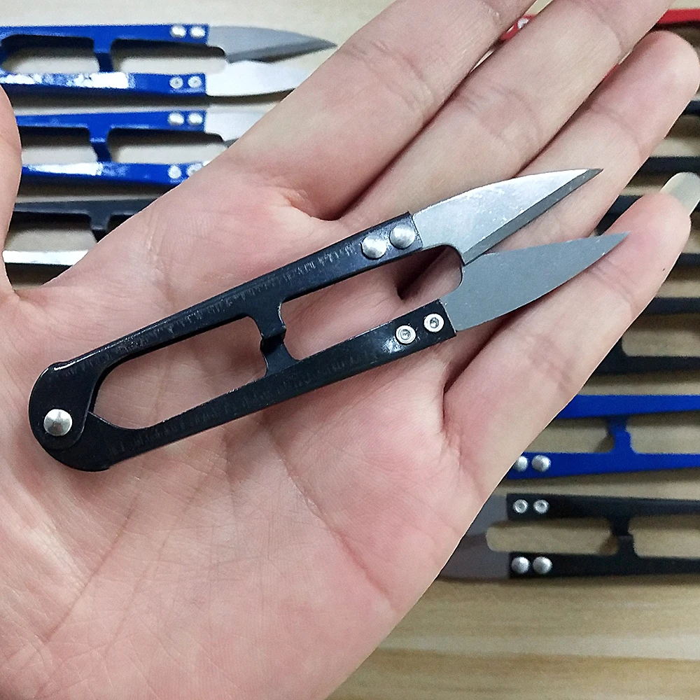 U Shape Stainless Steel Yarn Cutter Sewing Scissors Nippers Clippers Embroidery Craft Tailor Scissor Convenient Shears |