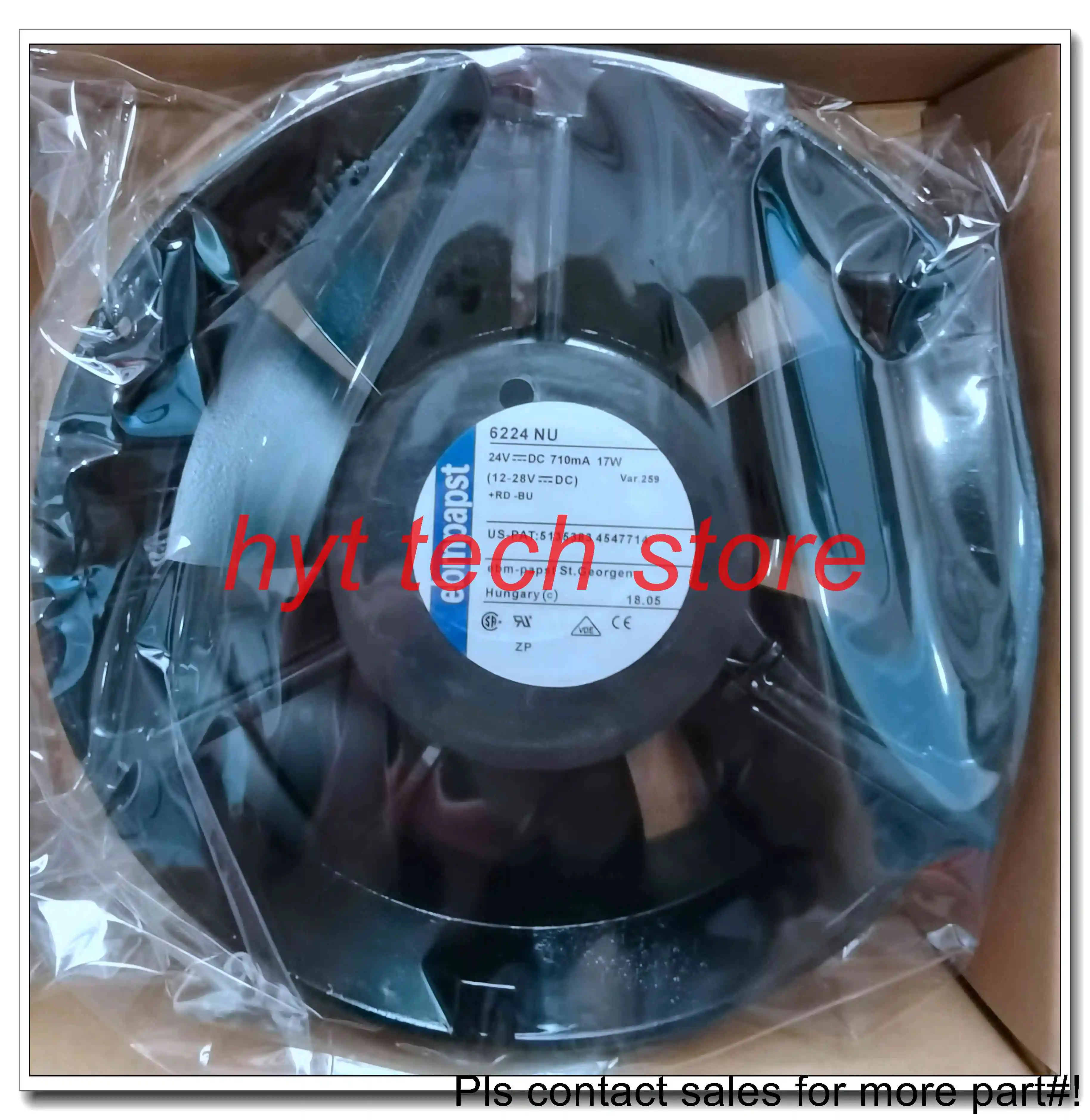 

Supply 6224NU 24V710MA17W VR6224NU-221-24B Em past Fan,100% tested before shipment