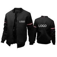 custom logo coat men solid color jacket diy print zipper top outdoor leisure clothes spring and autumn new streetwear s 3xl