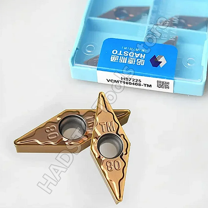 

VCMT 160404 -ТМ HS7225/VCMT 160408 -ТМ HS7225/VCMT 160412 -TM HS7225 VCMT331 VCMT332 VCMT333 Твердосплавные пластины HADSTO с ЧПУ Токарная пластина