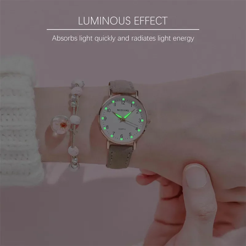 New Watch Women Fashion Casual Leather Belt Watches Simple Ladies' Small Dial Quartz Clock Dress Wristwatches Reloj Mujer