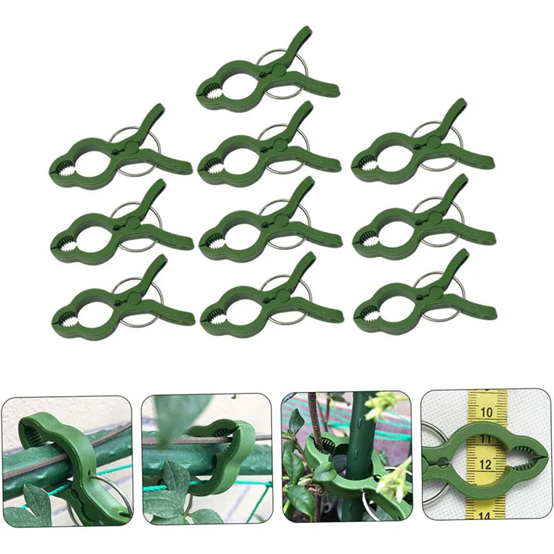 

10/5 шт., металлические зажимы для фиксации растений