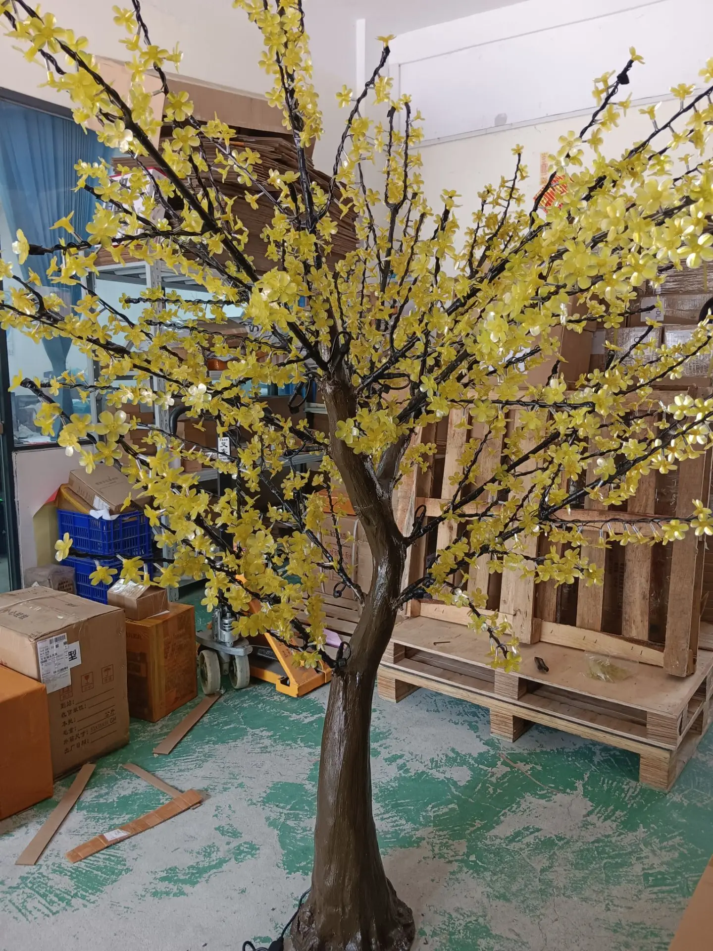 2 5 м светодиодный искусственный светильник для дерева вишни рождественский 110 220