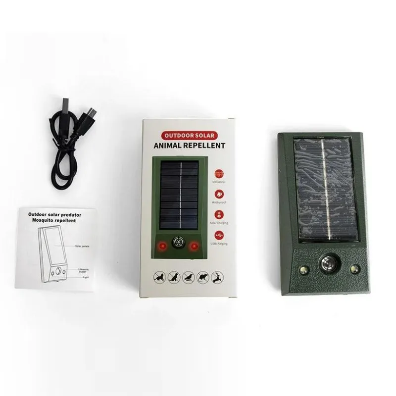 Солнечный отпугиватель птиц защита крыс голубь ультразвуковое отключение кошка