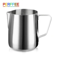 stainless steel milk frothing pitcher steaming milk coffee jug cappuccino latte art espresso barista steam cup 150350600ml