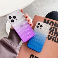 funda coque for iphone 13 11 12 pro max water drop pattern phone case for iphone x xs max 7 8 plus gradient color silicone case