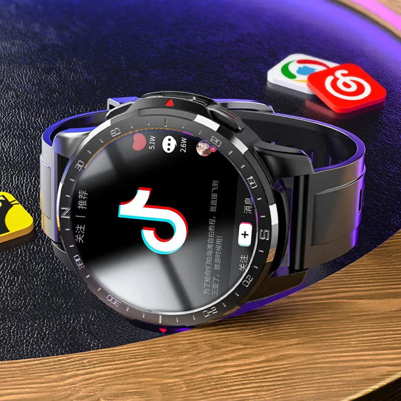 

CT08 4G Android 9.1 Smart Watch Dual System WiFi IP67 Waterproof 1000mAh 4GB 128GB Support SIM Card Sports Smartwatch For Huawei