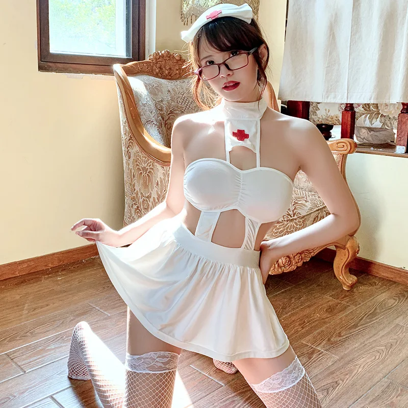 

Sexy cosplay cute sister underwear nurse uniform ladies hot erotic clothing dress female temptation role-playing adult game