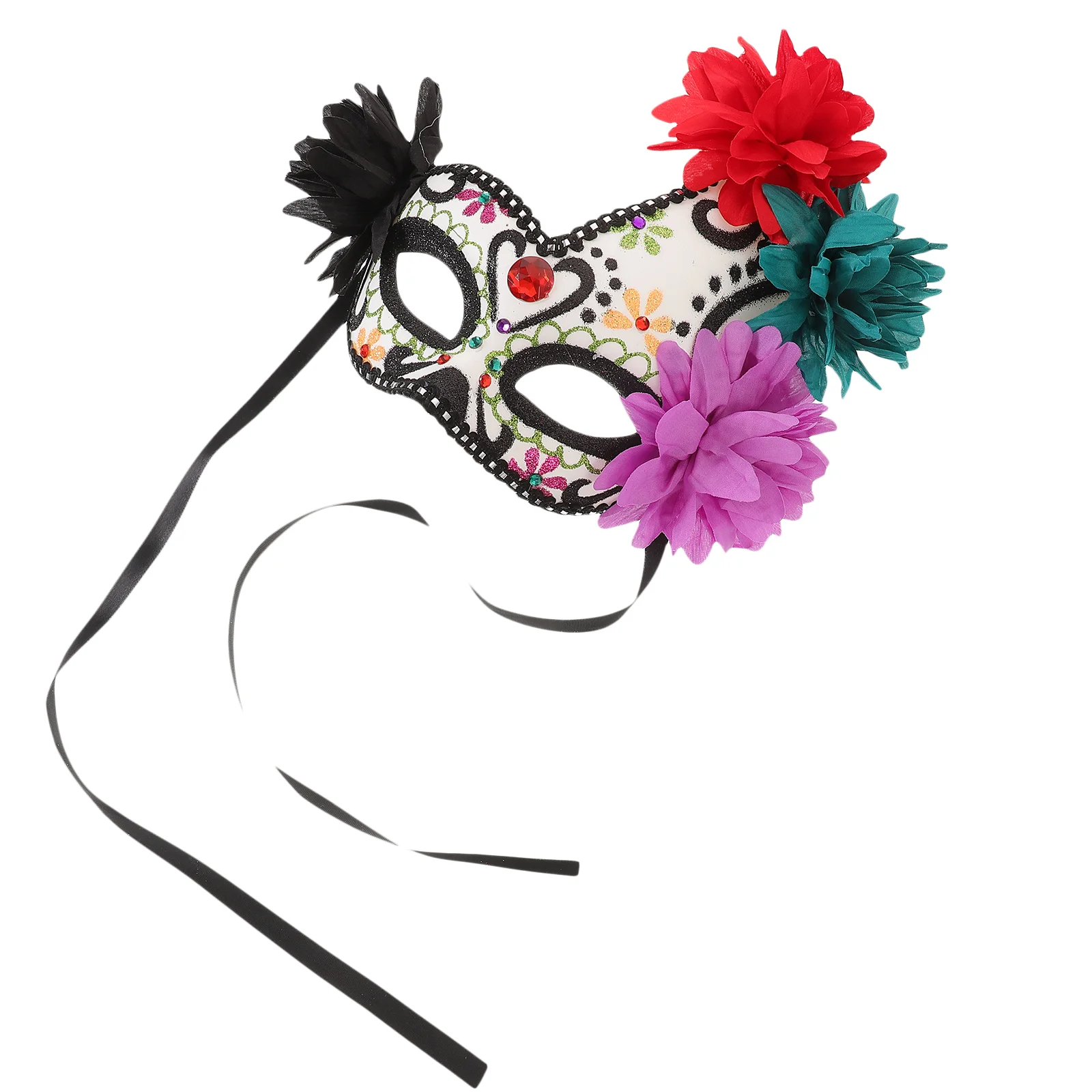 

Masquerade Cosplay Stage Mask Costume Ball Cosplay Mask Flower Party Favor Mexican Carnival Halloween Decor