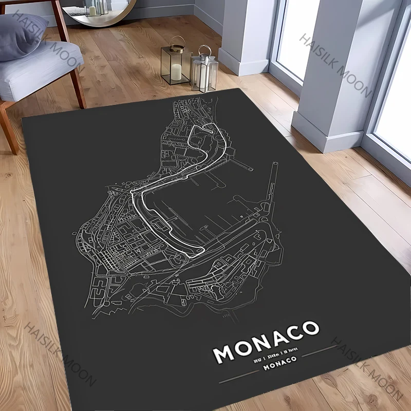 

HAISILK MOON 2025 F1 Тематический ковер