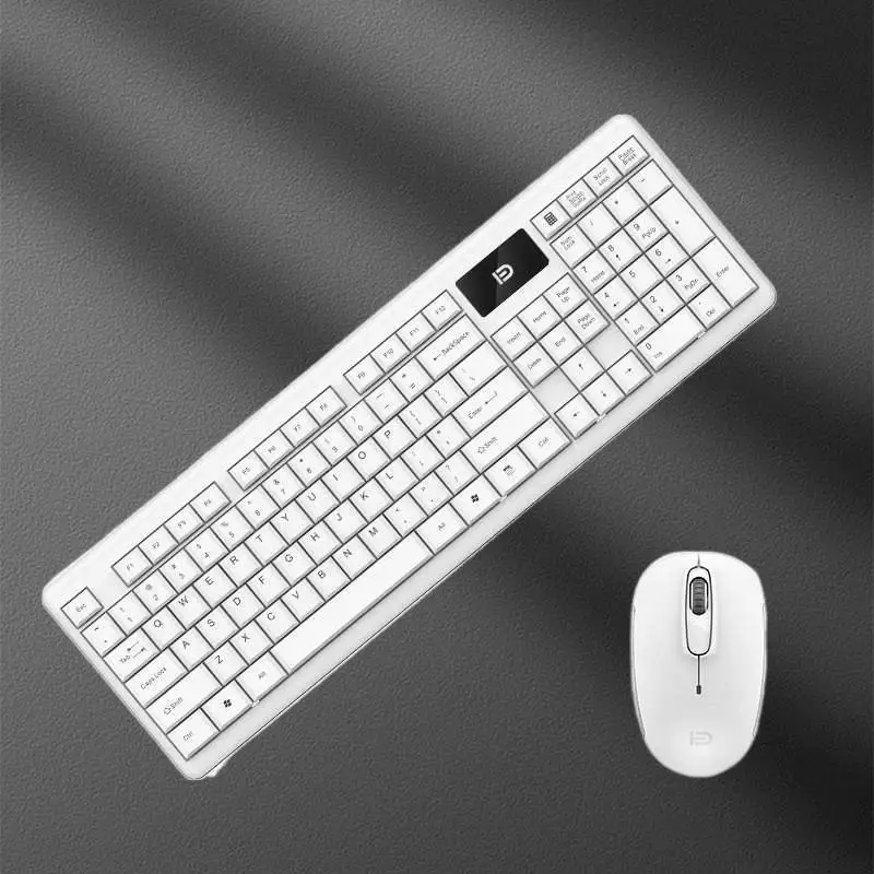 

Fude 1600 Wireless Mouse Keyboard Set - Ultra Thin Arabic Design for Effortless Typing and NavigationExperience the ultimate co