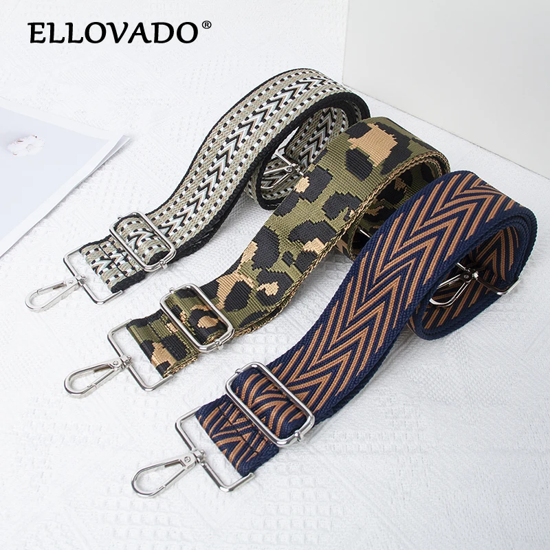 Регулируемая сумка Ellovado с новым рисунком широкий ремешок на плечо для сумок