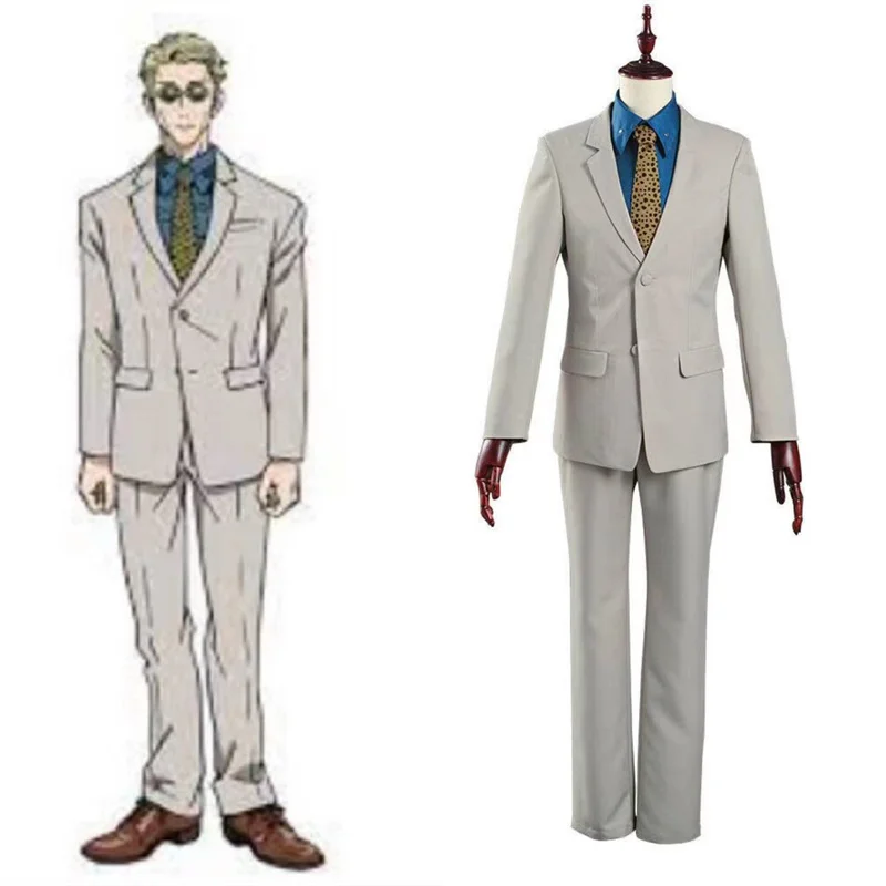 

Anime Jujutsu Kaisen Kento Nanami Cosplay Costume Men Suit Halloween Christmas Party Uniform Outfit