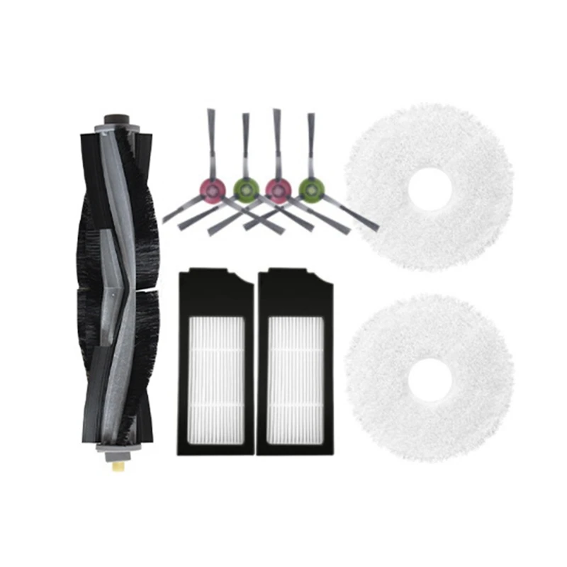 

Vacuum Cleaner Filter Main Side Brush Mop Cloth For Ecovacs X1 Vacuum Cleaner Replacement Spare Parts Set