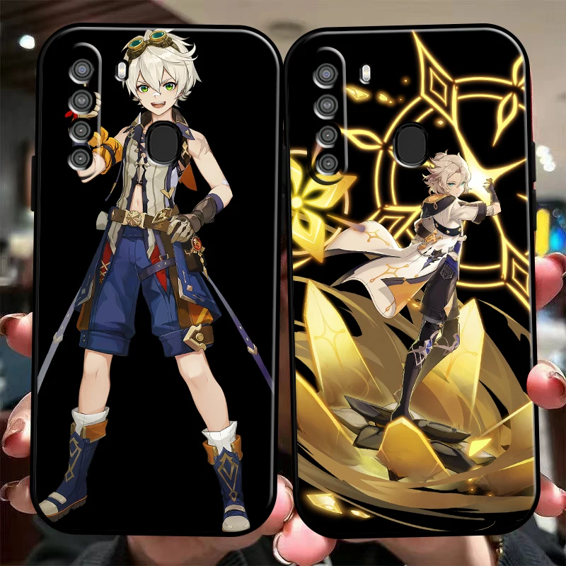 

Genshin Impact Project Game Phone Case For Samsung Galaxy A01 A02 A10 A10S A31 A22 A20 4G 5G Silicone Cover Funda Carcasa Coque