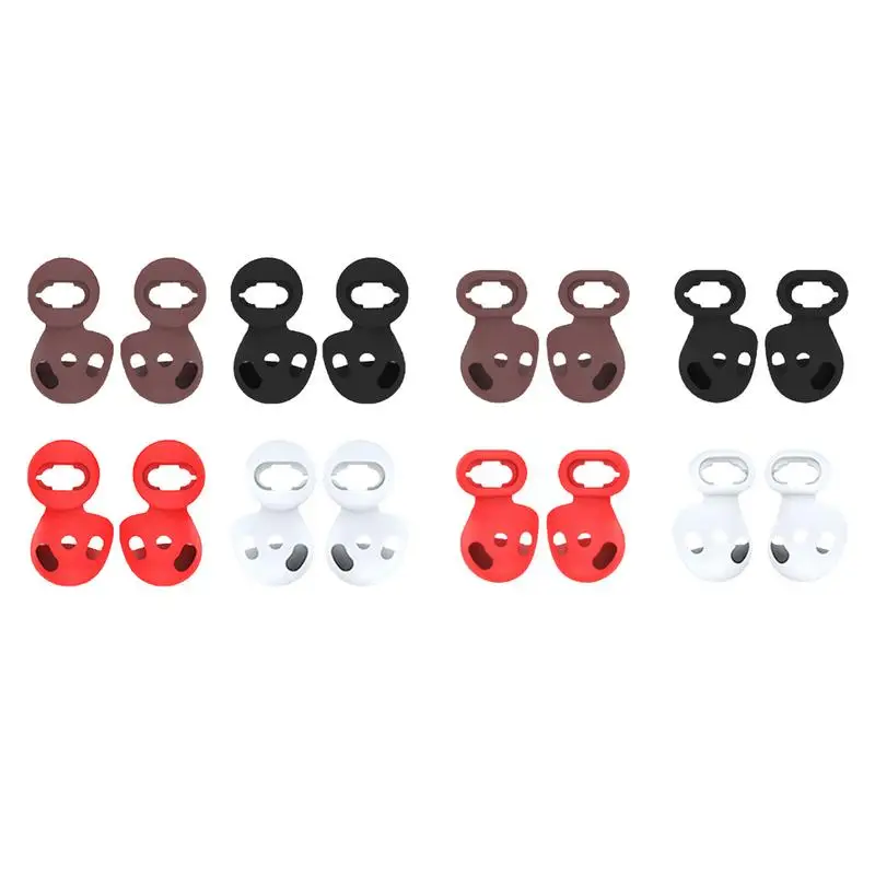 

8 Pairs Silicone Earbuds Replacement Anti-slip Wireless Earphone Earplugs Accessories Leak-proof Wireless Headphone Earbuds