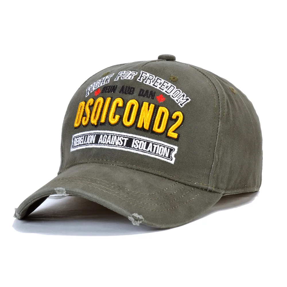 

2022 Icon DSQICOND2 Cap Cotton Baseball Caps DSQ2 Letters Brand High Quality Cap Men Women Customer Design Hat new popular Cap