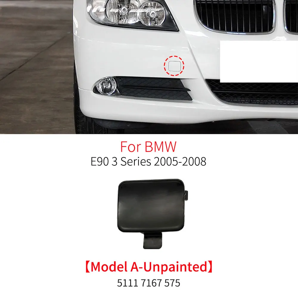 

Для BMW E90, автомобильный передний бампер, буксировочный крючок, крышки с цветными черными, белыми, серебряными, красными для BMW 3 серии 318, 320, 330, 335, 2005-2011