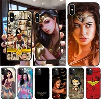 dc superhero wonder woman phone case for iphone 13 12 11 pro max mini xs max 8 7 plus x se 2020 xr cover
