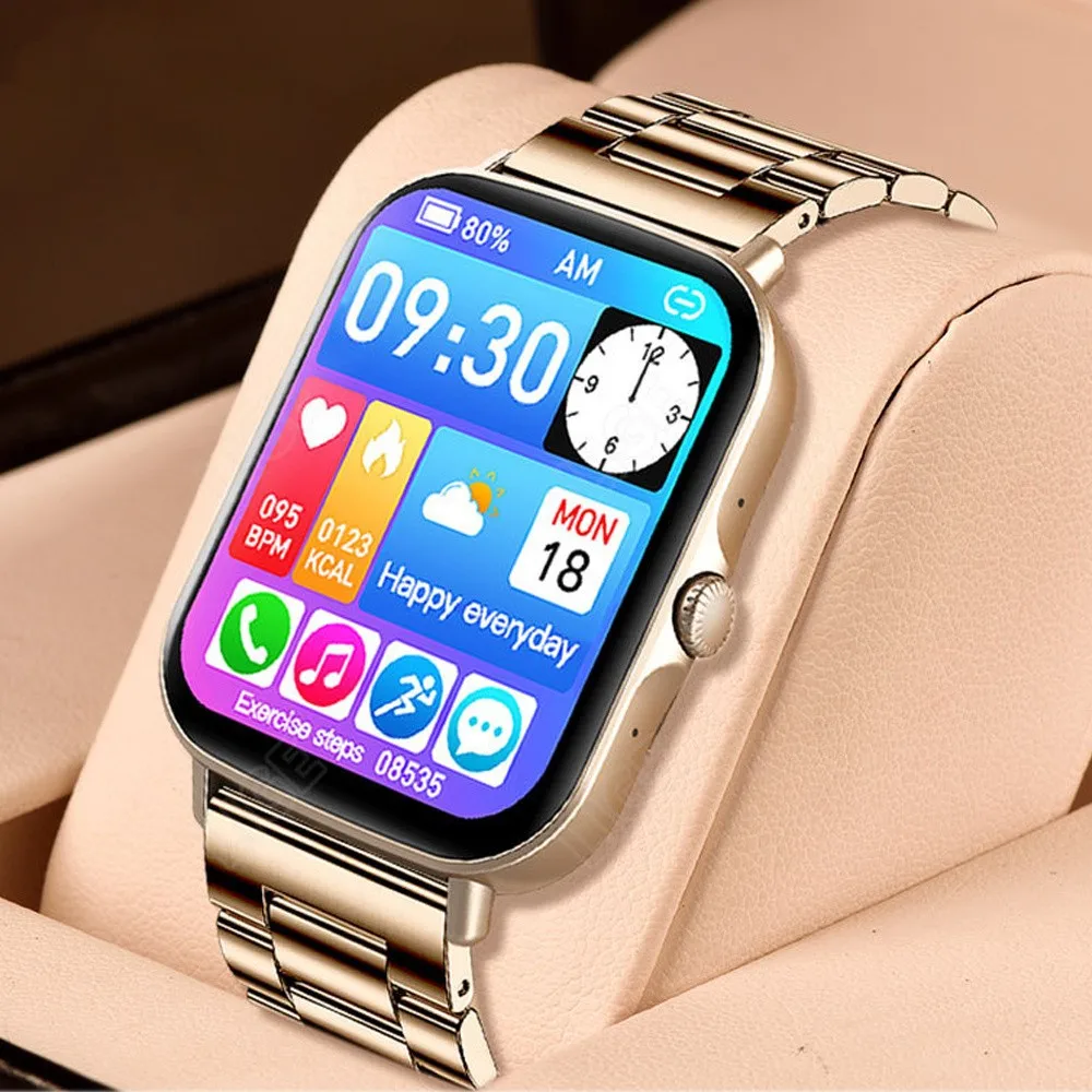 

2023 Touch Sport Smart Watch Women Heart Rate Fitness Tracker Bluetooth Call Smartwatch Wristwatch For Android Smartwatch Sale