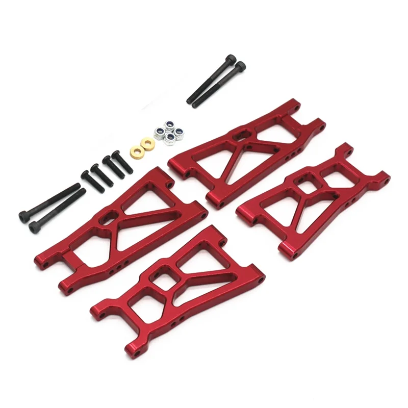 

Metal Front and Rear Suspension Arms Set for ZD Racing DBX-10 DBX10 1/10 RC Car Upgrades Parts Accessories,Red