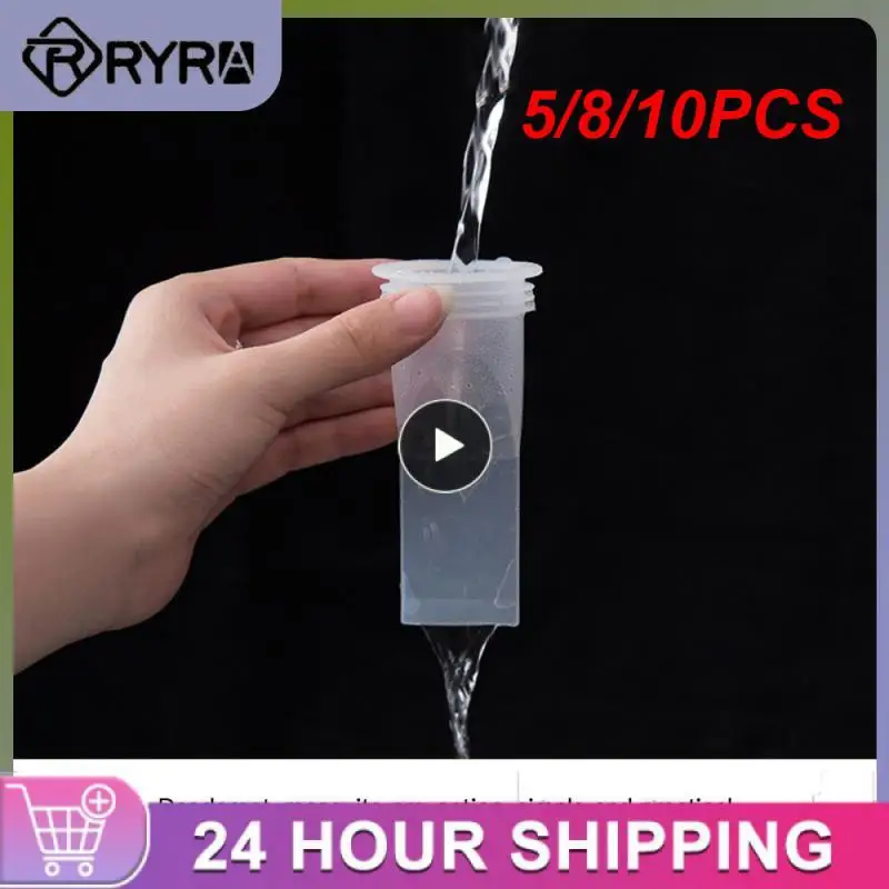 

5/8/10PCS Toilet Sewer Deodorizing Core Toilet Floor Drain Washing Machine Floor Drain Anti-overflow Silicone Core Household