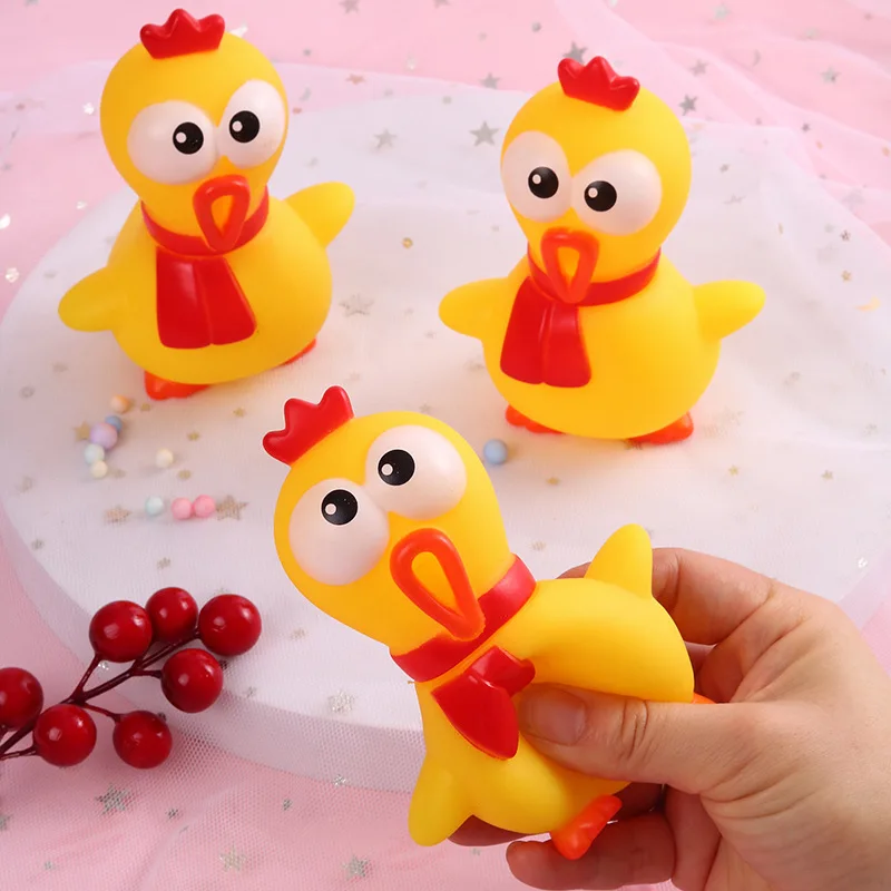 

Декомпрессионные креативные игрушки-фокусы для курицы со странным звонком, забавное животное, кричащая Громкая кукла, игрушка-подарок для взрослых и детей