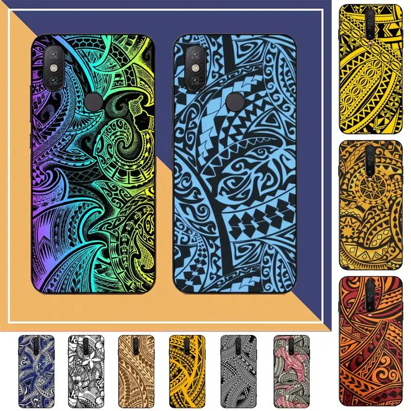 

Maori polynesian samoan tribal Phone Case For Redmi Note 4 X 5 A 6 7 8 Pro T 9 Pro 9S 10 Pro 11 Pro 11S 11Epro PocoM3pro