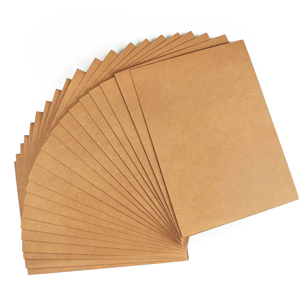 

NUOLUX 20pcs A4 Kraft Paper Presentation Folder Project File Document Folder Office Accessories (Kraft Paper) Folders