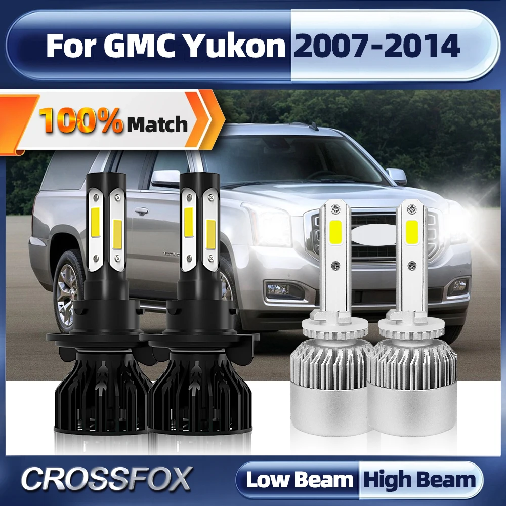 

40000LM Canbus Led Car Headlights Bulbs 240W H13 Turbo Lamp 6000K 12V 5202 Fog Light For GMC Yukon 2007-2010 2011 2012 2013 2014