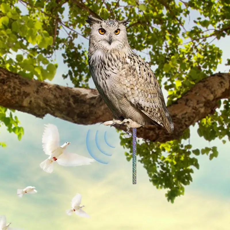 

Owl Decoy Birds Deterrents Devices Weatherproof Bird Repellents Device To Scare Birds Away From Gardens Window Trees And More