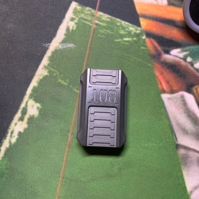 Second-Hand out-of-Print EDC Iron Royal Push Brand Zirconium Alloy Mini Material No. 108 No. Box enlarge