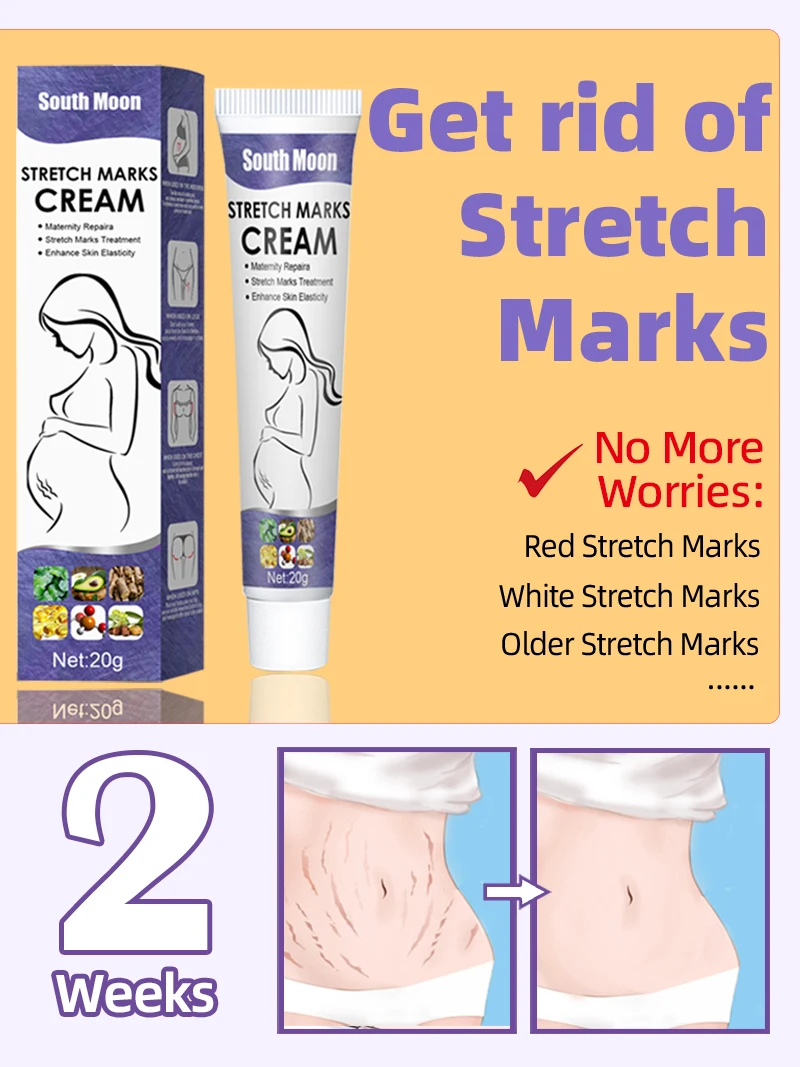 

Stretch Mark Removal Eliminate Red White Belly Stretch Marks Cream