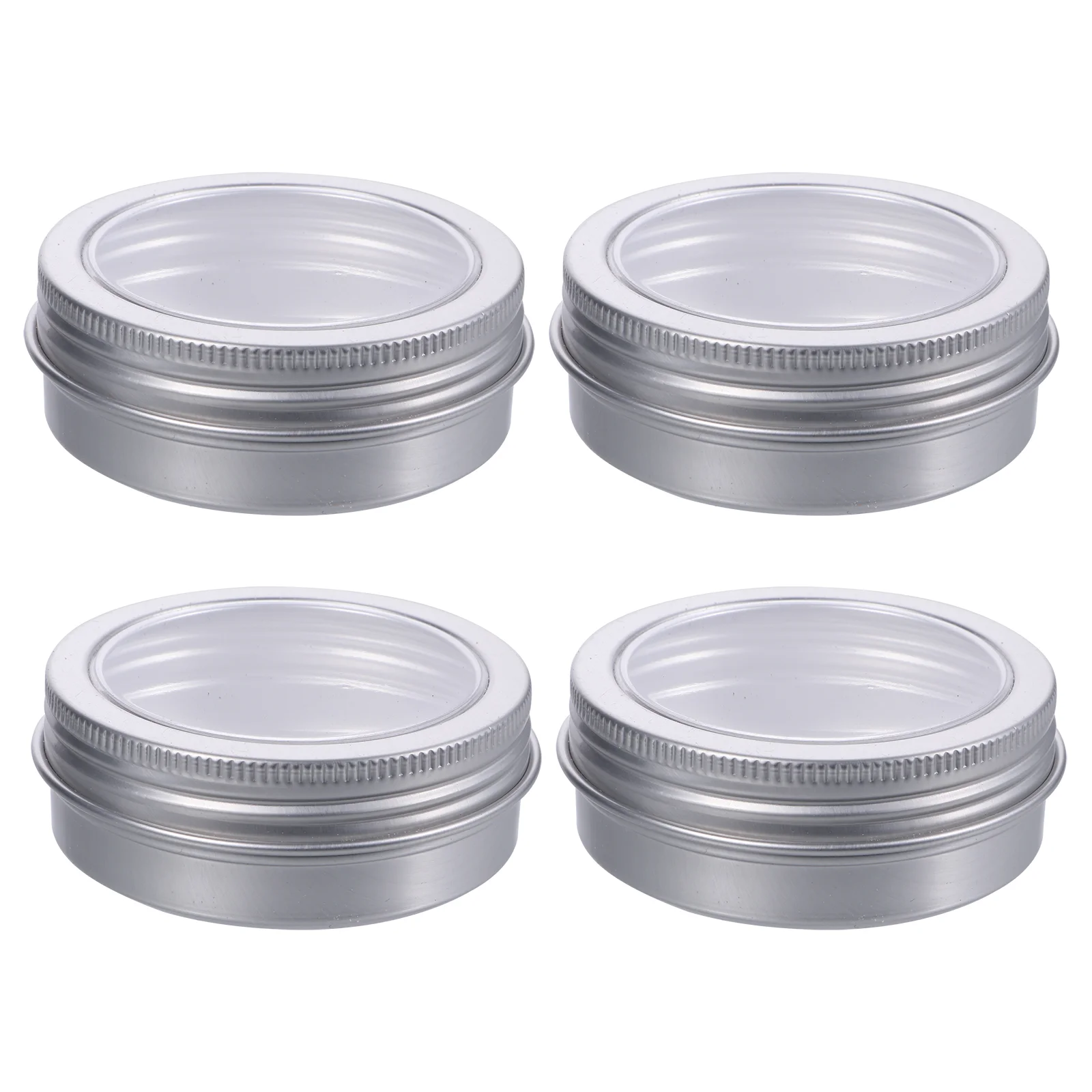 

12pcs Aluminum Candy Container Aluminum Tin Cans with Lids Packaging Cans Aluminum Jar