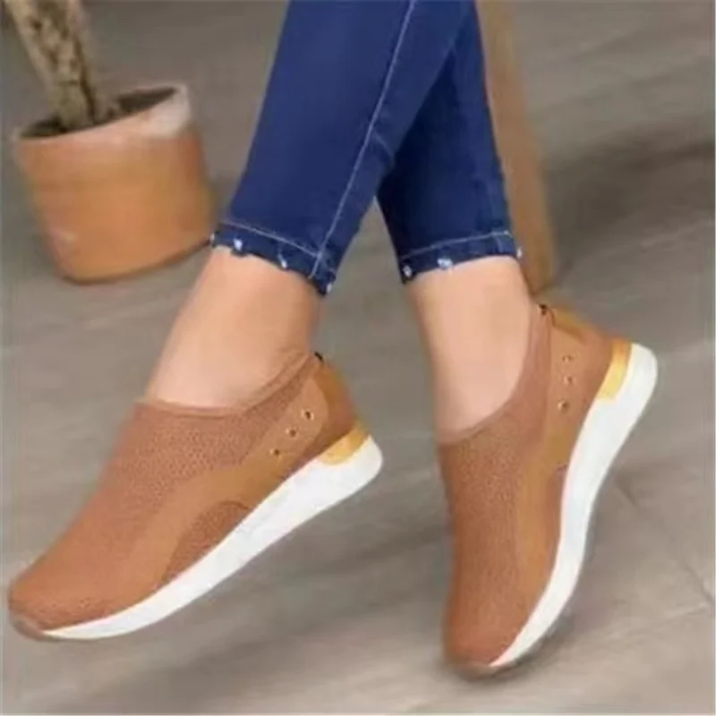 

Women's Vulcanized Shoes 2022 Flat Slip-on Shoes Woman Lightweight Sneakers Autumn Casual Shoes of women Chaussures Femme Basket