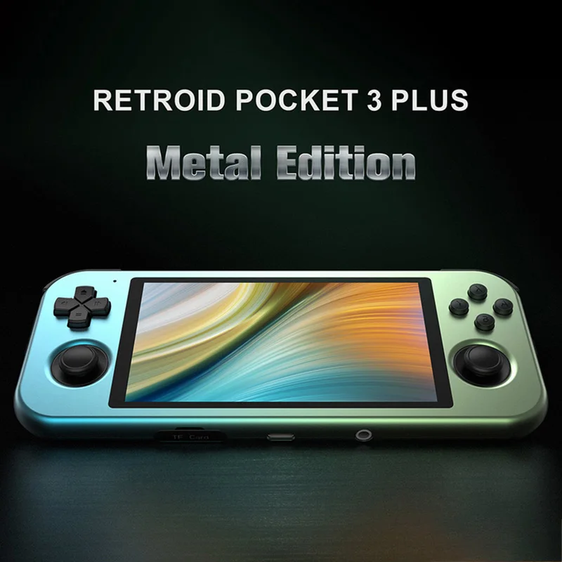 

Retroid Pocket 3plus Metal Edition 4.7inch Touch Screen Handheld Game Player 4g+128g Unisolc T618 Cpu:2*A75@2.0ghz+6*A55@2.0ghz